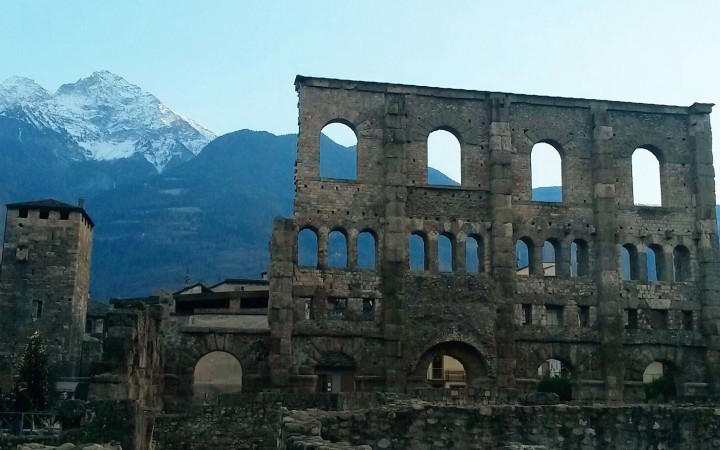 Vestigia romane di Aosta [Foto di Roberto Morandi]