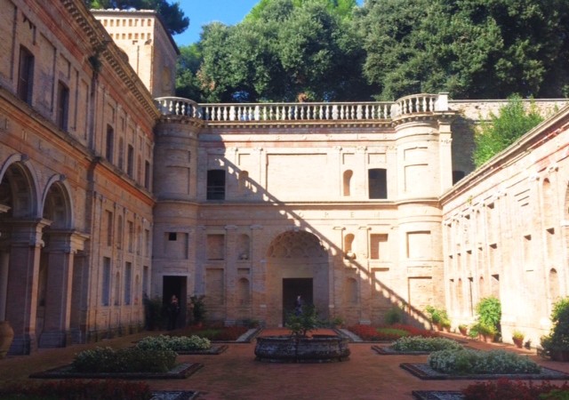 Una veduta di Villa Imperiale dall'interno